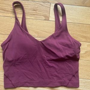 Lululemon Align Tank (size 6, maroon)